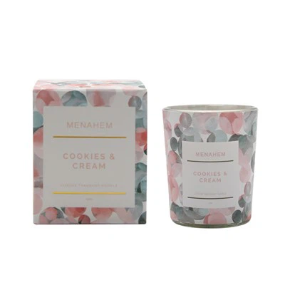 Pots d'espelmes de vidre de colors